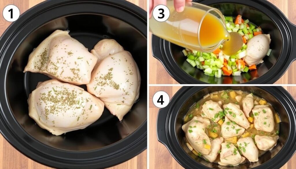 Slow Cooker Chicken and Dressing